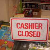 common decency a thing of the past cashier closed