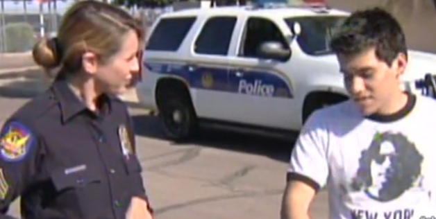 christian felix and Phoenix police officer natalie simonick